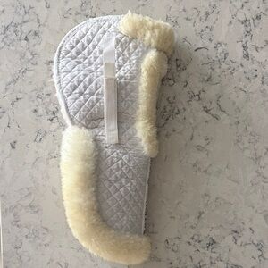 Ovation Saddle Pad Sheepskin-Half pad